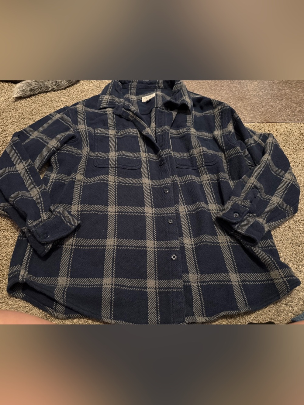 American eagle men’s thick flannel jacket xxl